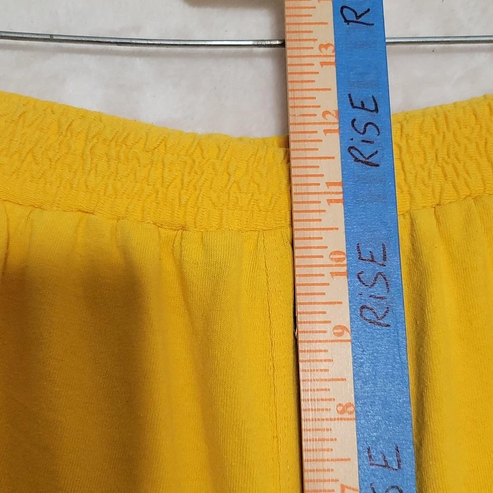 Vintage Peter Max Sweat Pants Mens Medium Yellow Neo Max Art 1980s USA
